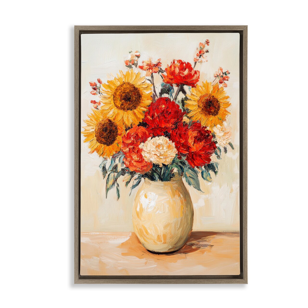 Stupell Industries Charming Bouquet of Fall Floating Frame, design by Petal Prints Design